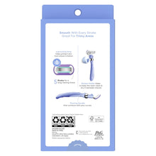 Venus Manual Razor, Deluxe Smooth Swirl for Women, 5 Blades, Handle + 2 Refills, Purple