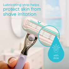 Venus Manual Razor, Summer Surf Extra Smooth Sensitive, 5 Blade Razor, Handle + 2 Refills