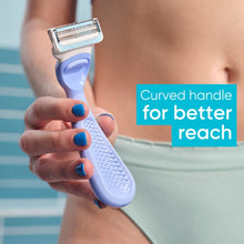 Venus for Pubic Hair & Skin, Intimate Razor for Women Razor Blade Refills, 4 Count