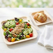 VerTerra Eco-Friendly Wooden Plates & Cutlery, 250-count