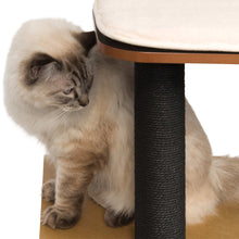 Vesper High Base 47.8 inch Cat Tree, 3 Levels and 1 Condo, Black
