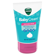Vicks BabyCream, Soothing Non-Medicated Vapor Cream for Babies with Aloe Vera, 3 oz