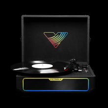 Victrola Journey Glow Illuminated Suitcase Record Player with Built-In Speakers