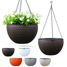 Visland Hanging Planters Self Watering Hanging Basket for Indoor Outdoor Plants Flower Plant Pot - Brands For Less USA