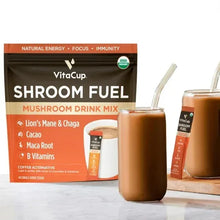 VitaCup Shroom Fuel Mushroom Based Coffee Alternative Packets, 2-pack, Total 48 Counts - Brands For Less USA