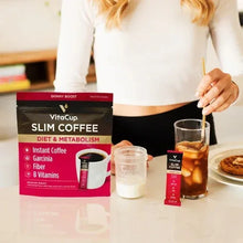 VitaCup Slim Instant Coffee Packets, Boost Diet & Metabolism, 30-count - Brands For Less USA