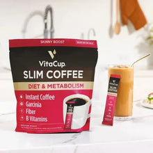 VitaCup Slim Instant Coffee Packets, Boost Diet & Metabolism, 30-count - Brands For Less USA
