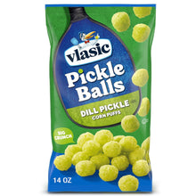 Vlasic Pickle Balls Dill Pickle Flavored Corn Puffs, 14 oz. (PACK OF 3 )