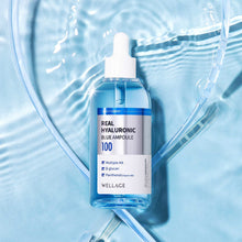 WELLAGE Real Hyaluronic Blue Ampoule, 2.53 fl oz, 2-pack