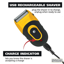 WahlLifeProofShaver-RechargeableLithiumIon-CompactFlexFoilShaver-USBConvenience-Men-Yellow-30236813-_7 - Brands For Less USA