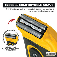 WahlLifeProofShaver-RechargeableLithiumIon-CompactFlexFoilShaver-USBConvenience-Men-Yellow-30236815-_4 - Brands For Less USA