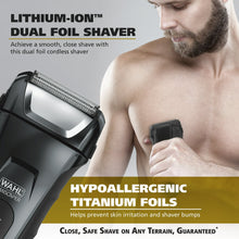 WahlManscaperShaver_LithiumIonRechargeable_WaterproofWetDryFlexHypoallergenicFoils_forMen_70748 - Brands For Less USA