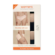 WarnersWomen_s5-PackNoPinching_NoProblemsLaceWaistbandHipster1 - Brands For Less USA
