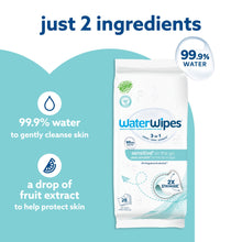 WaterWipes Sensitive On The Go Wipes, 99.9% Water, Unscented & Hypoallergenic, 28 Wipes