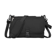 Waterproof Mummy Changing Pad, Foldable Diaper Bag, Portable Travel Changing Mat (Black)