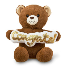 Congrats Gift Card Holder Bear Plush, Tan, 10.5", by Way To Celebrate - Brands For Less USA