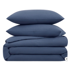 WelHome Cotton Linen Relaxed Duvet Cover, 3-piece Set
