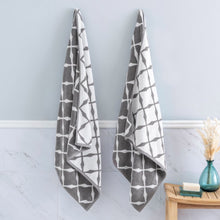 WelHome Jacquard Bath Towels, 2-pack
