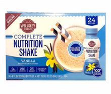 Wellsley Farms Complete Adult Nutrition Shake Vanilla, 9g Protein, 24 ct./8 oz.