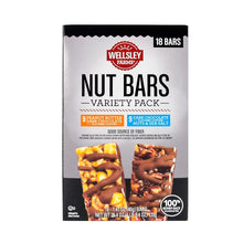 Wellsley Farms Nut Bar Variety Pack, 6-8g Protein, 18 pk.