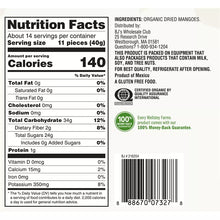 Wellsley Farms Organic Dried Mango, 20 oz.