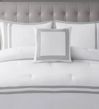 West Park Hotel Border 4-piece Comforter Set