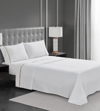 West Park Hotel Ribbon Hem 4-piece Sheet Set