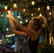 Westinghouse 48' Warm White LED String Light Set with Remote Control, 15 Bulbs