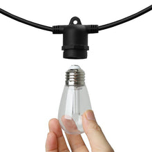 Westinghouse 48' Warm White LED String Light Set with Remote Control, 15 Bulbs