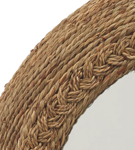 Wila Round Seagrass Wall Mirror