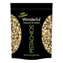 Wonderful Pistachios, In Shell Roasted & Salted Nuts, Resealable Bag, 48oz. - Brands For Less USA