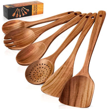 Wooden-Spoons-Cooking-6-PCS-Teak-Wood-Cooking-Utensil-Set-Wooden-Kitchen-Utensils-Nonstick-Pans-_6710_1 - Brands For Less USA
