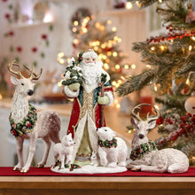 Woodland Holiday Resting Deer Figurine, 10.25IN