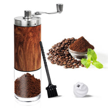 AGCAN Manual Coffee Grinder Portable Coffee Bean Mill Grinders with Ceramic Burr, 304 Stainless Steel Hand Crank - Fine Coarse Adjustable - for Outdoor, Travel, Espresso