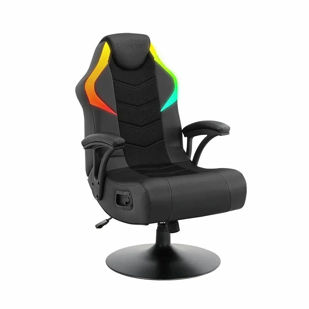 X Rocker Nemesis RGB Pedestal Gaming Chair, Black– Brands For Less USA