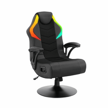 X Rocker Nemesis RGB Pedestal Gaming Chair, Black