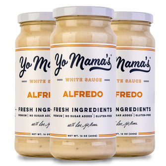 Yo Mama's Low-Carb No Sugar Added Alfredo Sauce, 16 oz., 3 pk.