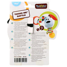 Yookidoo 'Shake me' Rattle - Multi-Textured and Attach Toys to Baby Gyms, Carriers, Strollers (Dog)