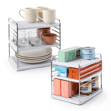 YouCopia Adjustable Cabinet Shelf Organizer, 2-Piece Set