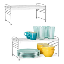 YouCopia Adjustable Cabinet Shelf Riser, 2-Pack