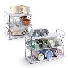 YouCopia Bottle Mug and Plate Organizer, 2-Piece Set - Brands For Less USA
