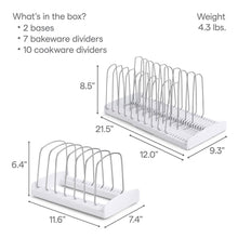 YouCopia Cookware, Pan, Lid & Bakeware Organizer, 2-Piece Set