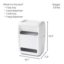 YouCopia Under Sink Trash Bag & Dishwasher Pod Organizer 2-in-1