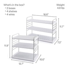 YouCopia Water Bottle, Box, Mug & Plate Organizer, 2-Piece Set