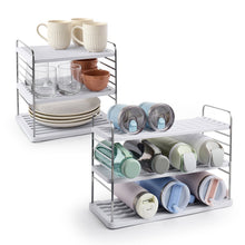 YouCopia Water Bottle, Box, Mug & Plate Organizer, 2-Piece Set