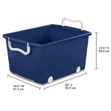 Your Zone Kids Rolling Toy Storage Bin with Handles, 22 in x 16 in x 11 in - Brands For Less USA