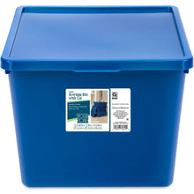 Your Zone Kids Large Plastic Stacking Storage Bin with Lid, 12 in x 12.4 in x 9.4 in - Brands For Less USA