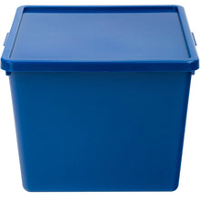 Your Zone Kids Large Plastic Stacking Storage Bin with Lid, 12 in x 12.4 in x 9.4 in - Brands For Less USA