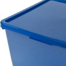 Your Zone Kids Large Plastic Stacking Storage Bin with Lid, 12 in x 12.4 in x 9.4 in - Brands For Less USA