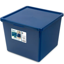 Your Zone Kids Large Plastic Stacking Storage Bin with Lid, 12 in x 12.4 in x 9.4 in - Brands For Less USA